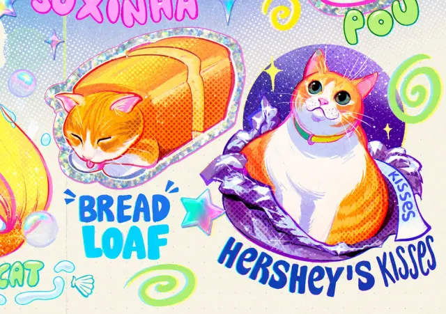 猫咪面包与糖果双变身