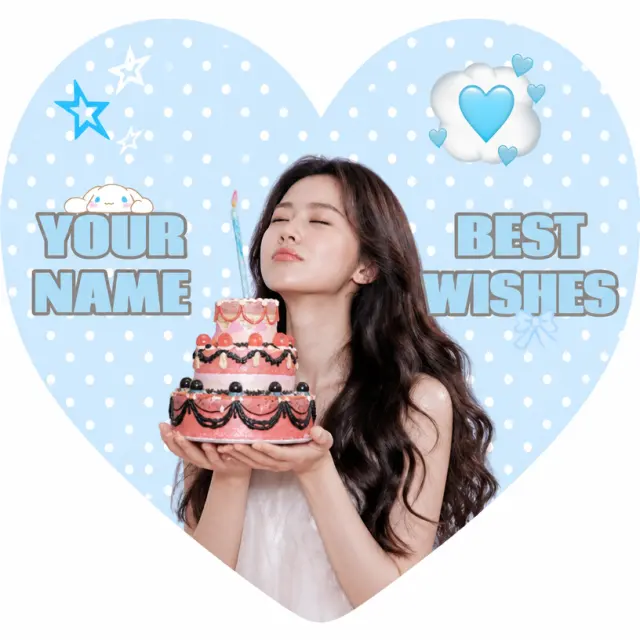 best wishes爱心贴