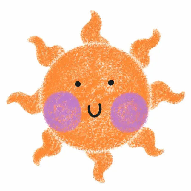 太阳今天脸红了