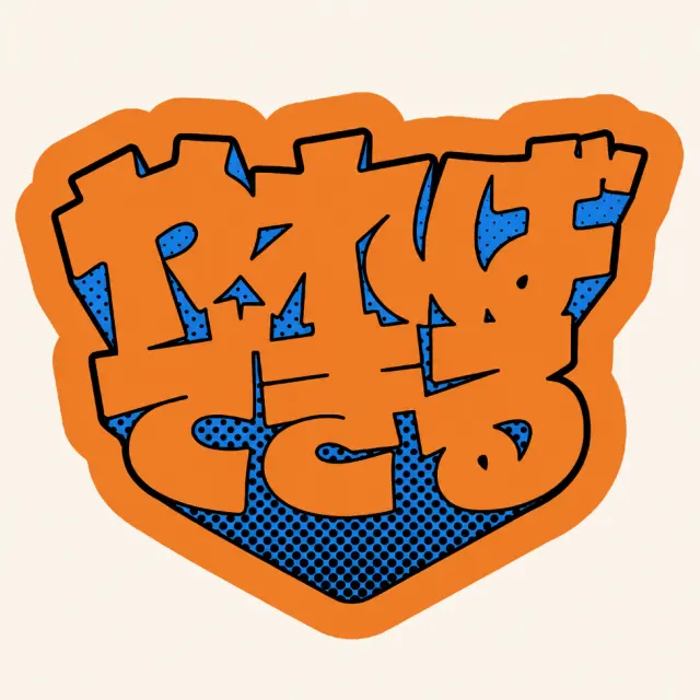HATE CLUB撞色字标