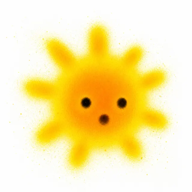 太阳小怪刚冒出来