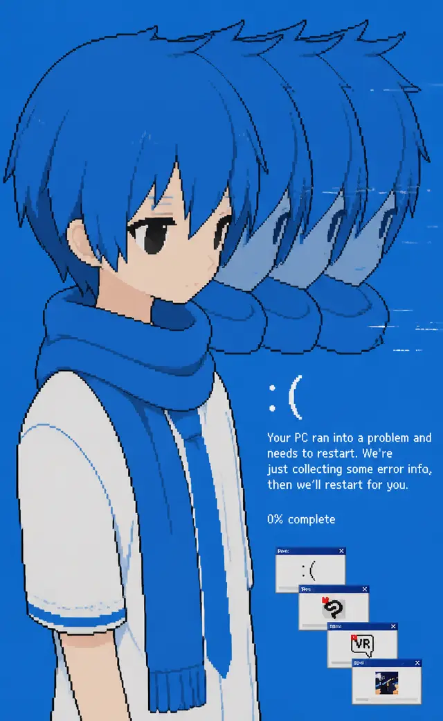 KAITO蓝屏残影