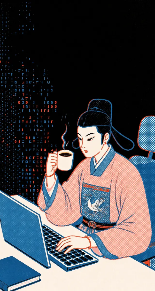 古人也得熬夜赶工