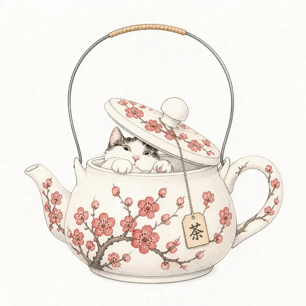 茶壶里泡出一只猫