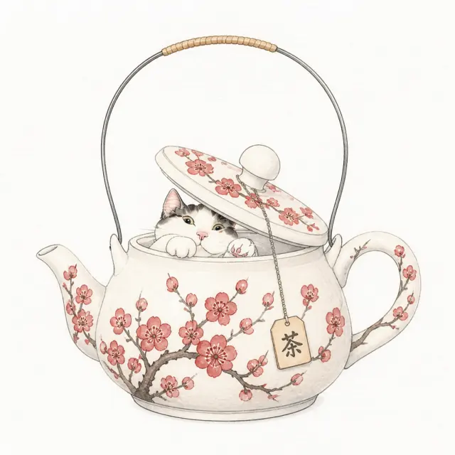 茶壶里泡出一只猫