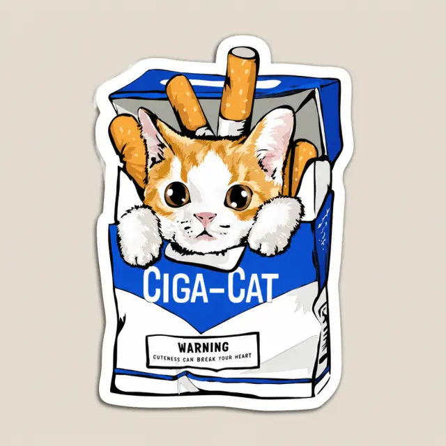 猫咪探出恶搞包装盒