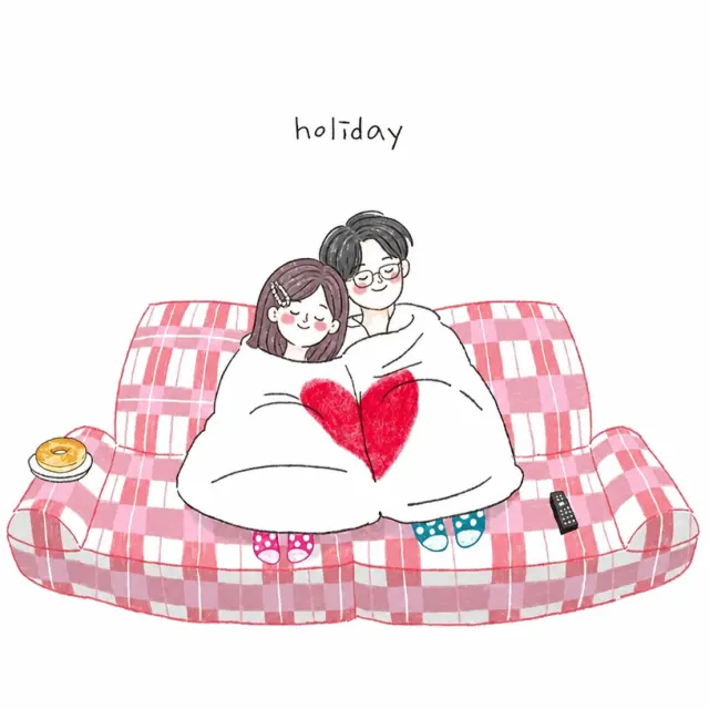 窝在沙发里过假日