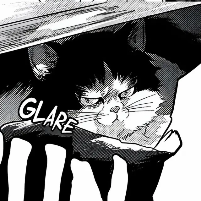猫咪凝视压迫感漫画