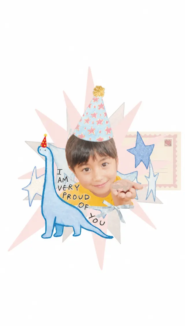 恐龙送来生日礼物