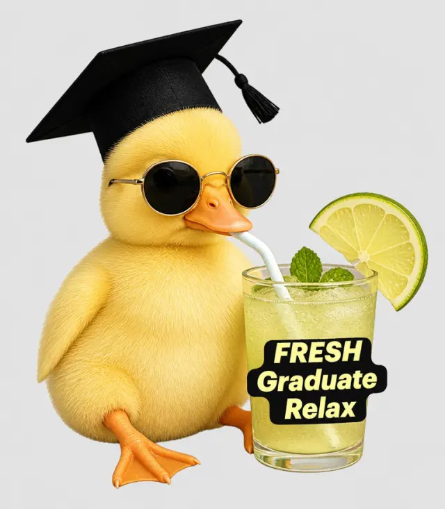 fresh graduate relax