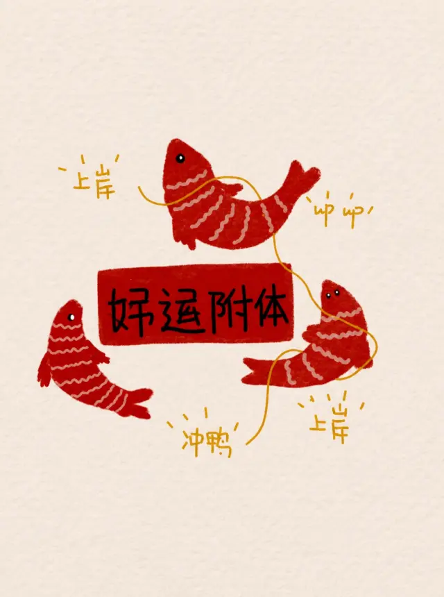三条锦鲤陪你冲鸭上岸