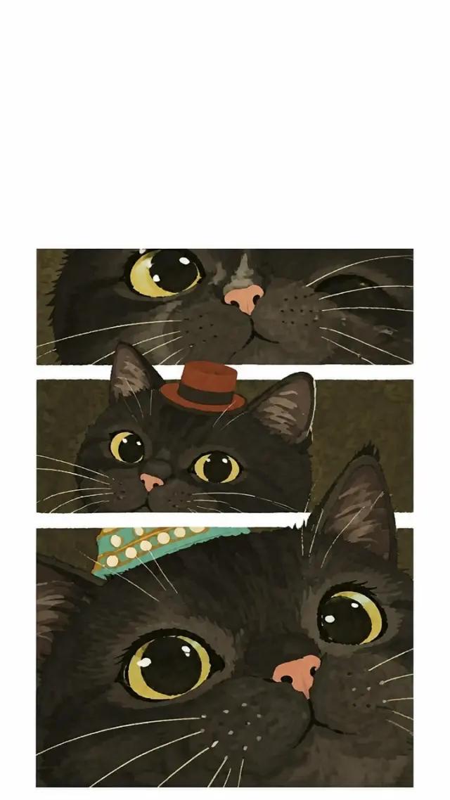 猫脸越放越大