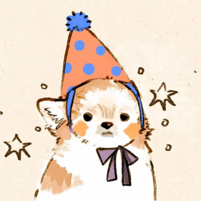 派对帽戴好，生日开场