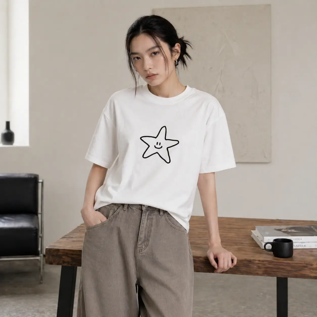 【手绘星星】 Memebuy 定制一件一印短袖T恤数码直喷